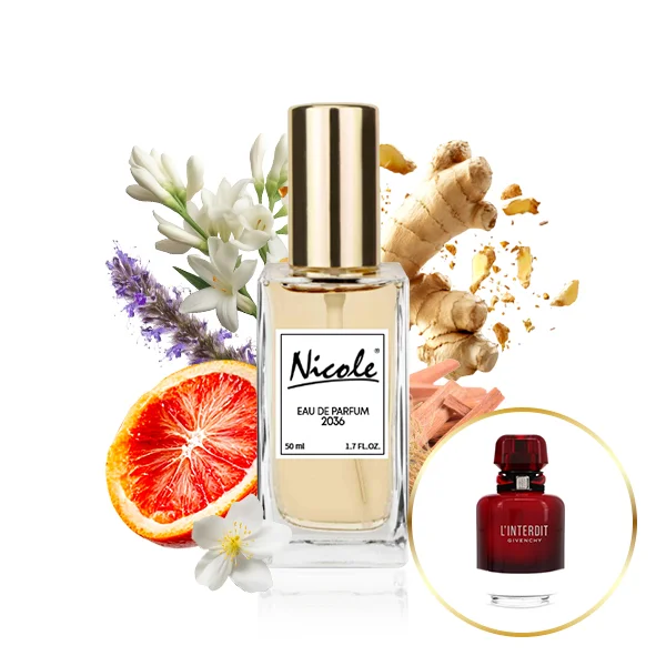 Nicole 2036 EDP inšpirovaný Givenchy L'Interdit Rouge
